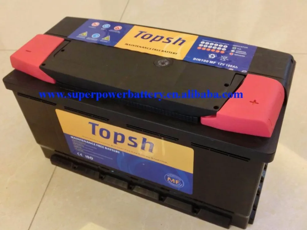 
DIN100MF 12V100AH EUROPEAN CAR BATTERY 