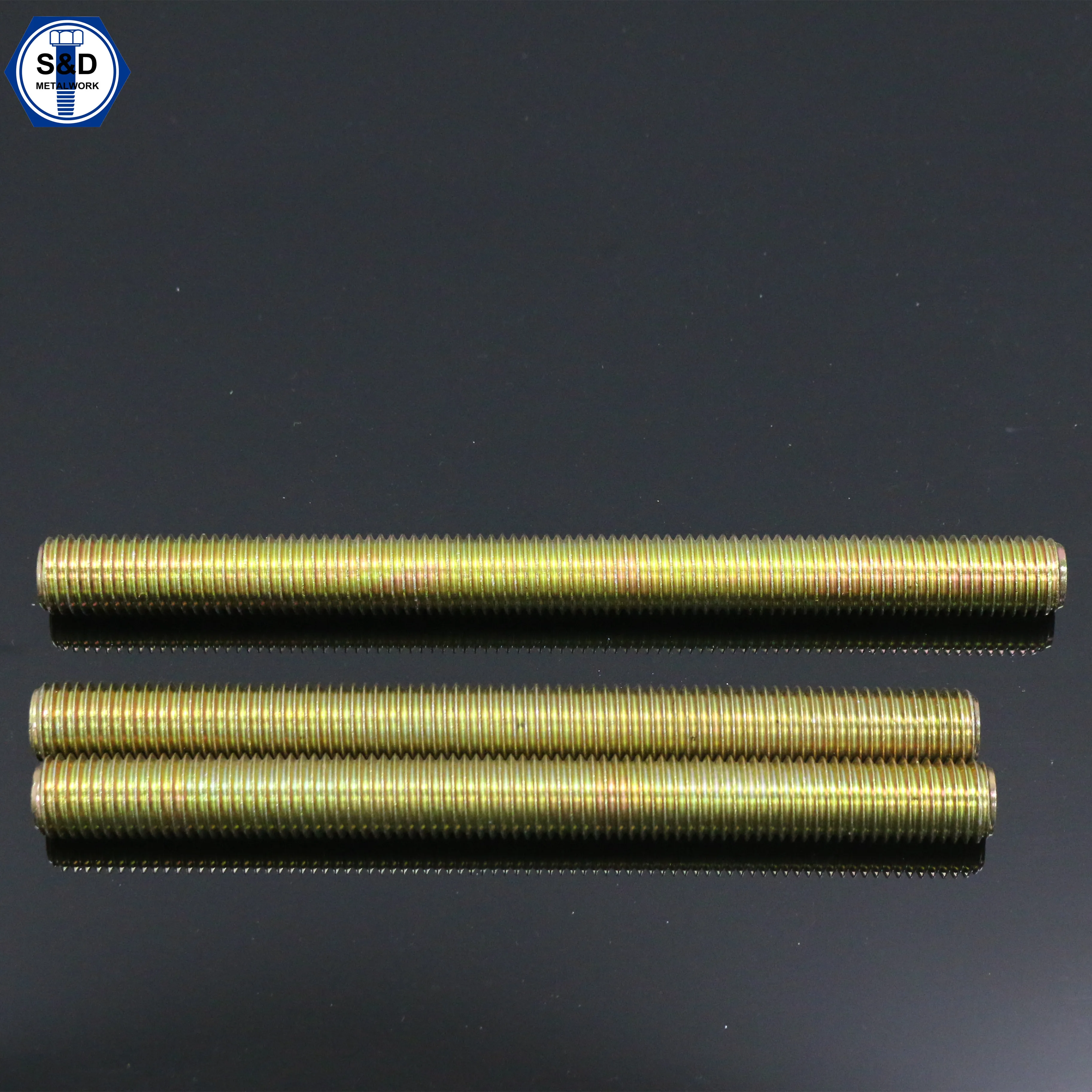 
Threaded Rod/Stud bolts with plate ASTM A193 B7 full threaded rod 