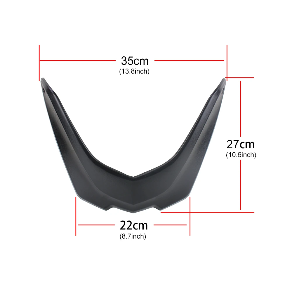 Factory Supply Motorcycle ABS Plastic Front Beak Extension Fender For R1200GS