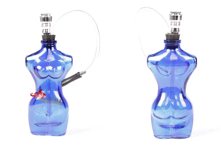 T332pm Lvhe Naked Woman Body Smoking Water Pipe Glass Flexible Water