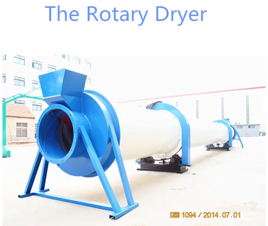 Sawdust Rotary Drier Wood Pellet Rotary Drier