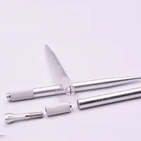 

Sandblasting Process made Silver tebori microblading pen for micro blade eyebrow