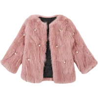 

New Premium Nutria Fur Coat Korea Girls Coat Abaya Dubai Baby Bunny Coats From China Wholesale Market