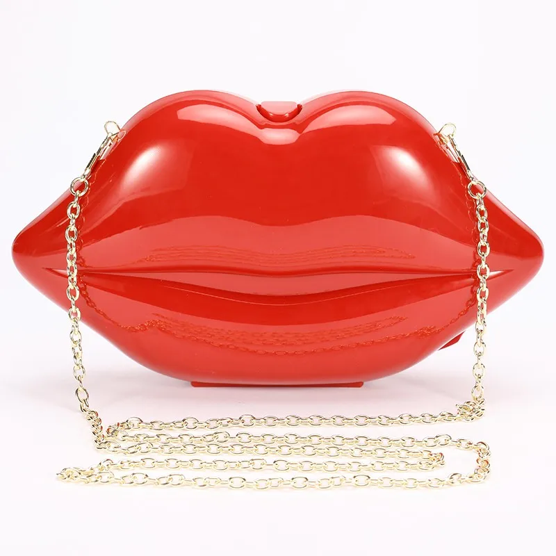 Whole Red Lips Clutch Women Evening Bags Small Purse Handbag Whole Red Lips Clutch Women Evening Bags Small Purse Handbag