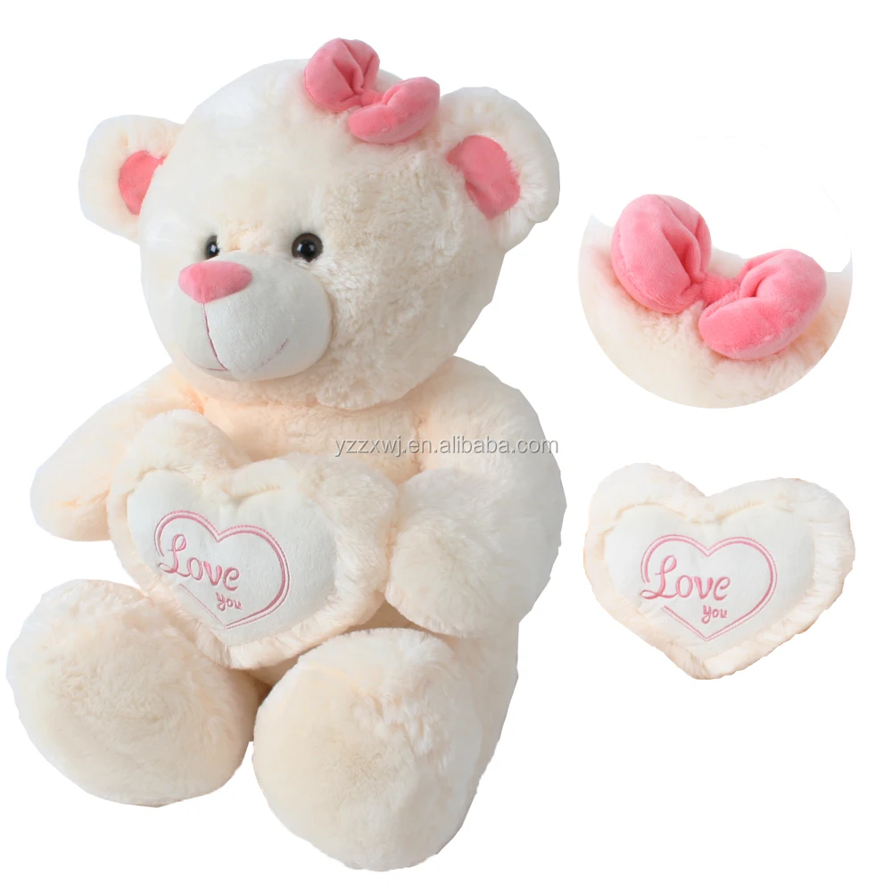 small heart plush