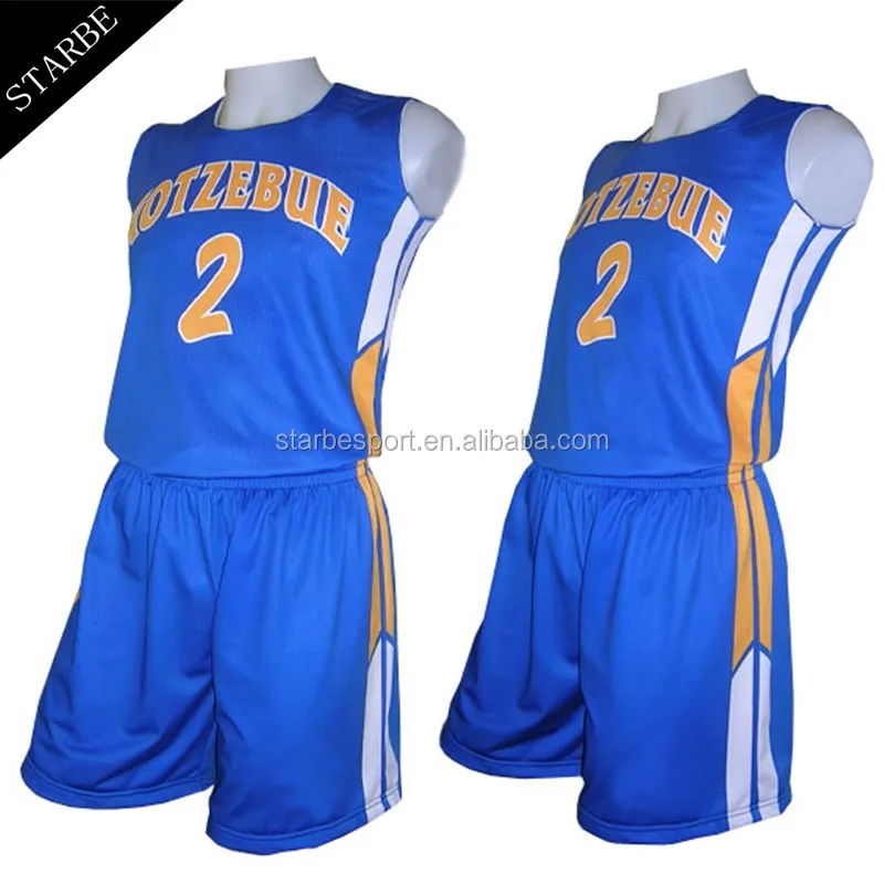 

Wholesale Eyelet Polyester SublimationTeam Basketball Uniform, Customized color