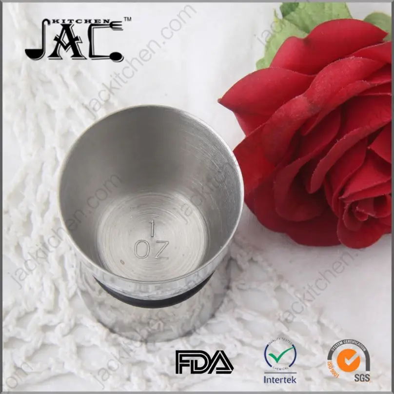Newest Stainless Steel Plastic Measuring Cup Set