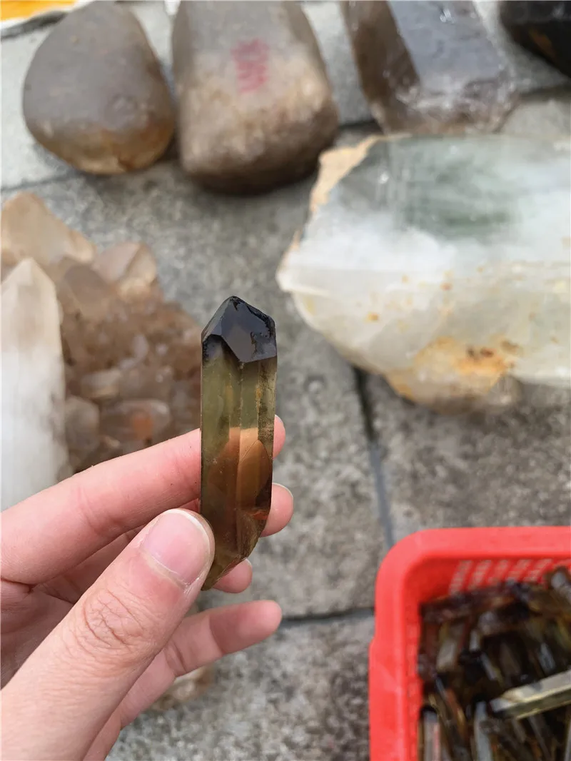 Natural Yellow Crystal Quartz Smoky Healing Zero Point Citrine Energy Stone Wand For Sale Buy High Quality Small Smoky Point Healing Quartz Crystal Point Wand Quartz Point Product On Alibaba Com