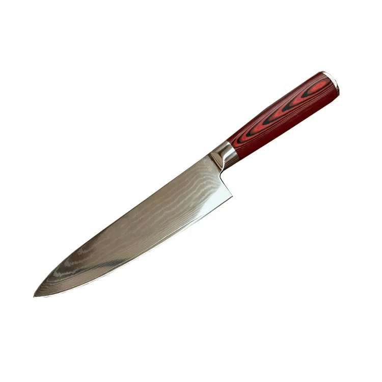 

Hot-sell 8 inch Top Quality Professional VG10 damascus steel chef knife