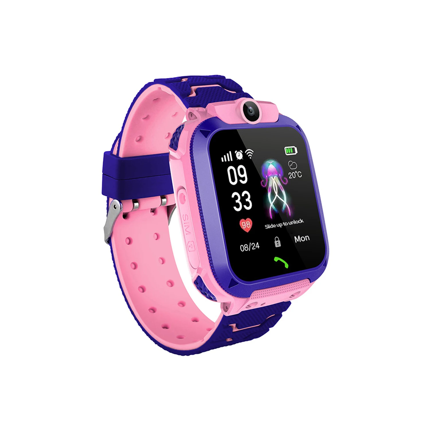 

2019 Hot Sale Cheap Price GSM SOS call Safety Locator Smart Watch Anak