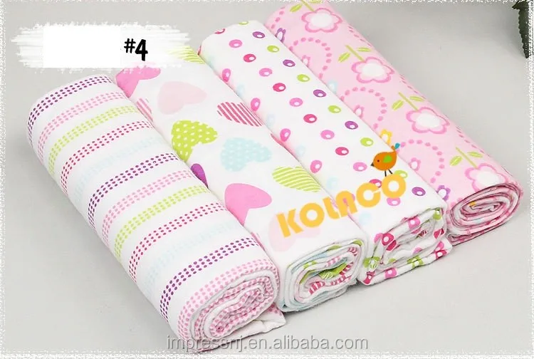 Super Soft Flannel Baby Receiving Cotton Blanket 4pcs Per Pack Buy