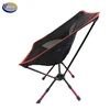 Wholesale fancy custom outdoor portable fishing chair canvas backrest beach chair folding camping chair