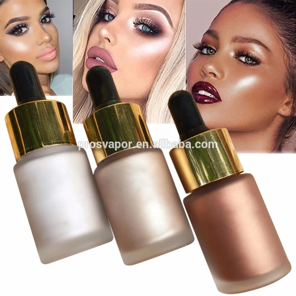 

No brand oem bronzer lightweight long lasting private label liquid highlighter makeup, Multi colors for choice