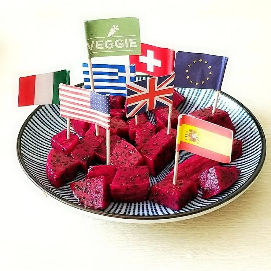 
Wooden Hamburger flag stick toothpick/wooden sandwich picks 