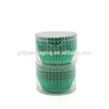 PVC Tube Packed green Color Aluminum Foil Paper Cases for Cake Baking