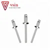 stainless steel A2 A4 sus304 ss316 aluminum steel Countersunk head open end blind pop rivets factory price