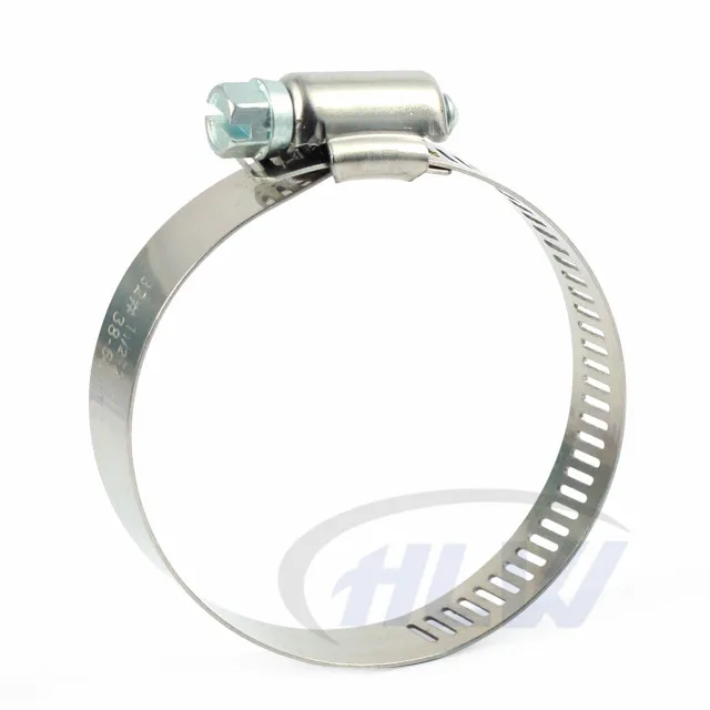 
AMERICAN TYPE Worm Gear hose clamps Perforated band SAE J 1508 Standard 