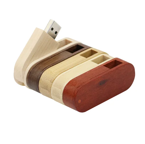 

Eco-friendly Wood USB Flash Drive Custom Logo Walnut Pendrive 16GB 8GB 4GB