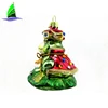 Fashion hand paint glass Christmas tree ornament hanging frog queen decoration