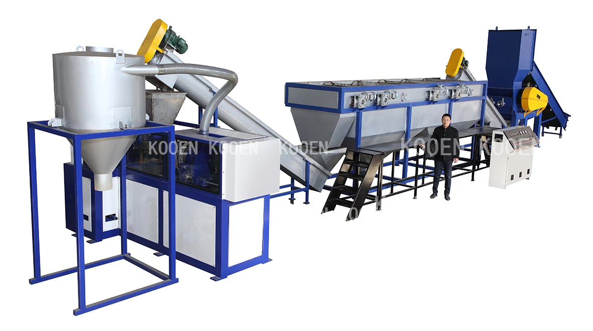 Factory Greatly Efficiency Waste Plastic Recycling Machine Plastic