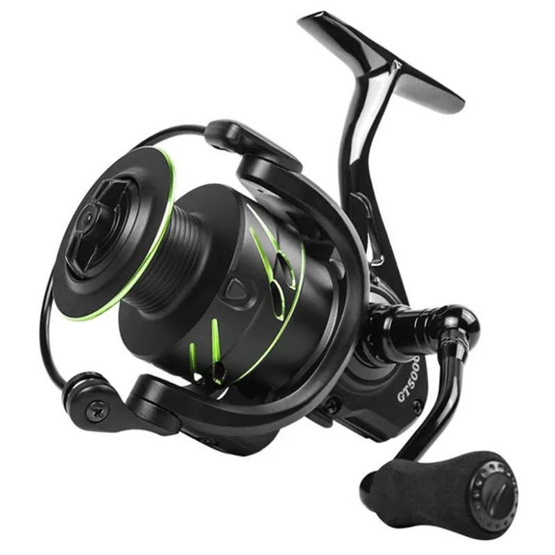 Spinning Reel Metal Fishing Wheel No-interval Aluminum Spool Long Casting Fishing Reels Saltwater Freshwater 2000-7000