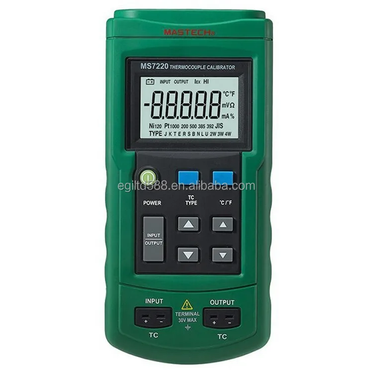 

MASTECH MS7220 Professional Thermocouple Simulator Calibrator Meter Tester