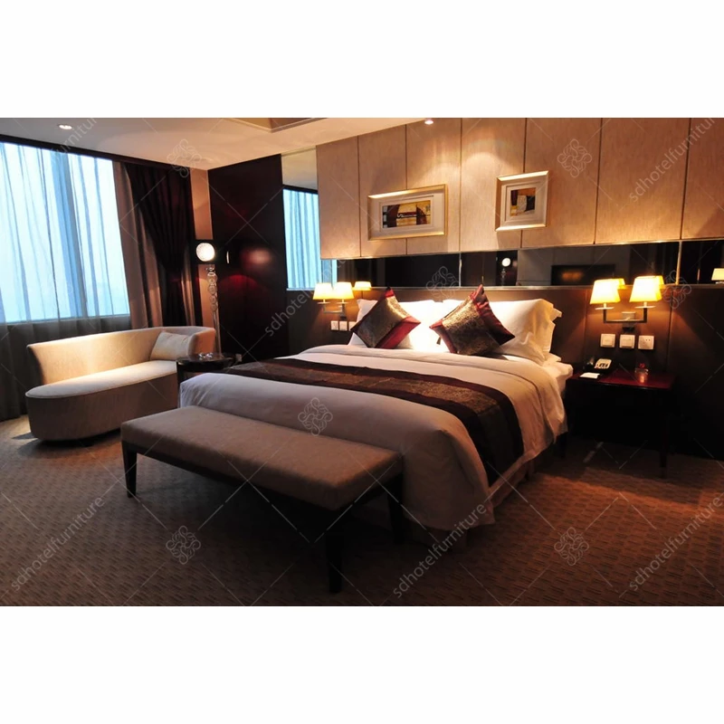 
Custom Made Modern Style Hotel Bedroom Furniture Sets for Hotel Room 