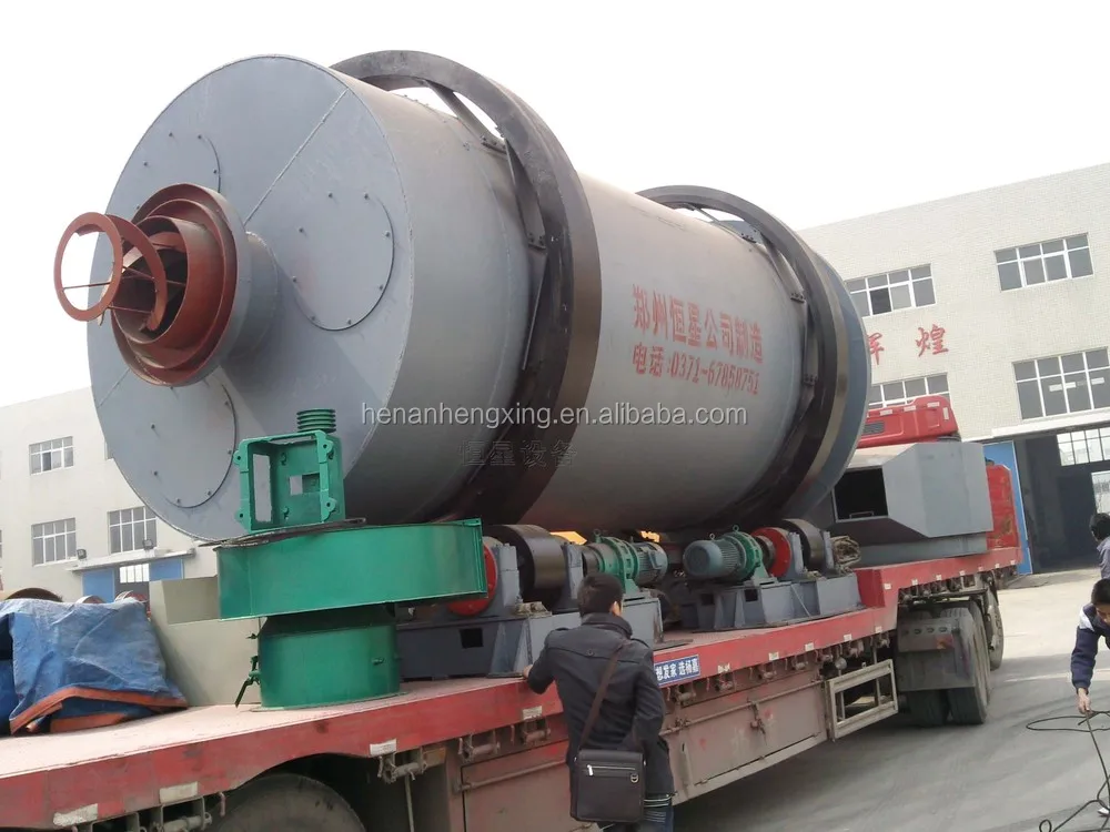 Silica Sand Three Cylinder Rotary Drum Drying Dryer Machine
