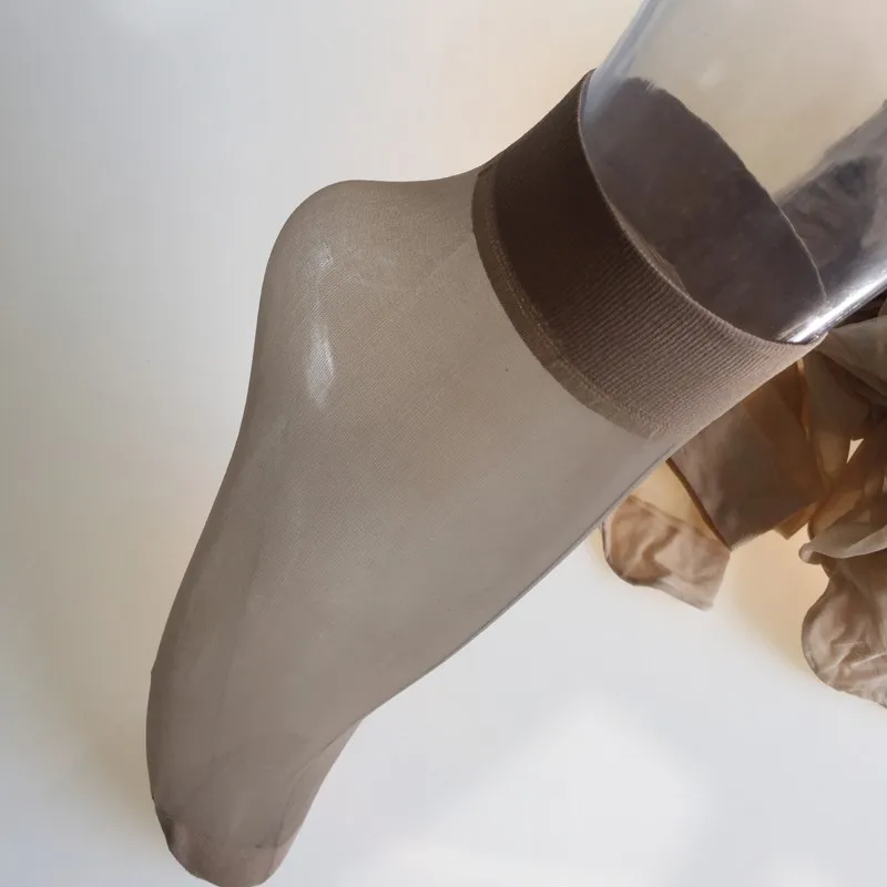 工厂批发春季糖果性感水晶透明丝绸袜子