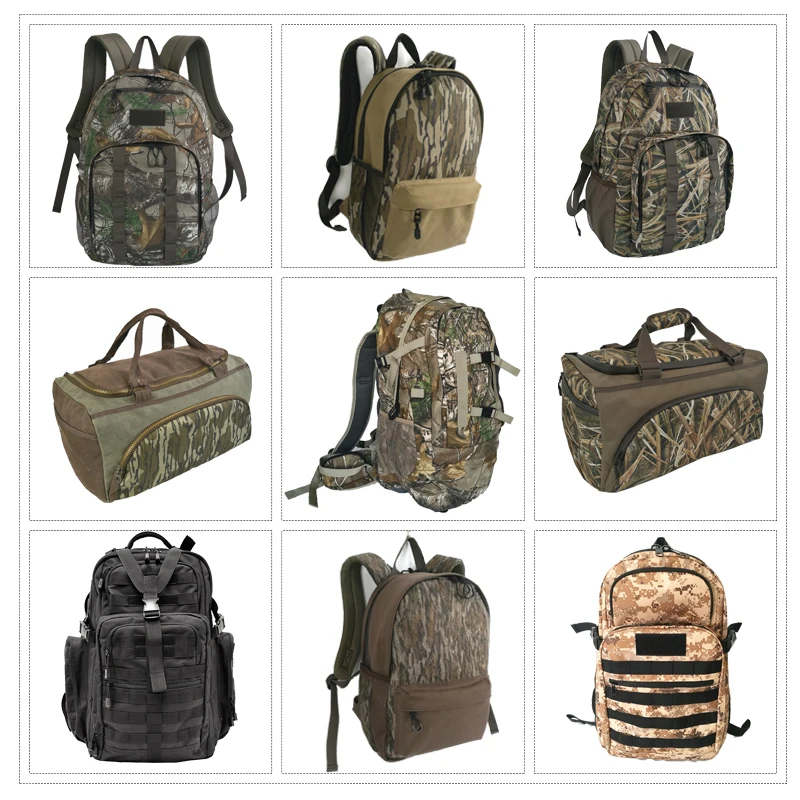 Customized Camo Duffel Bag Hunting Travel Bag Oem Odm Camo Hunting Bag