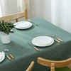Solid color popular table cloth for dining room