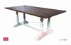 Solid oak wood antique dining room tables