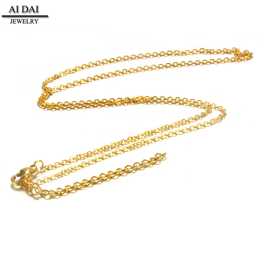 

Fine women Clavicle Chain Necklace Stainless Steel Body jewelry gold Chain