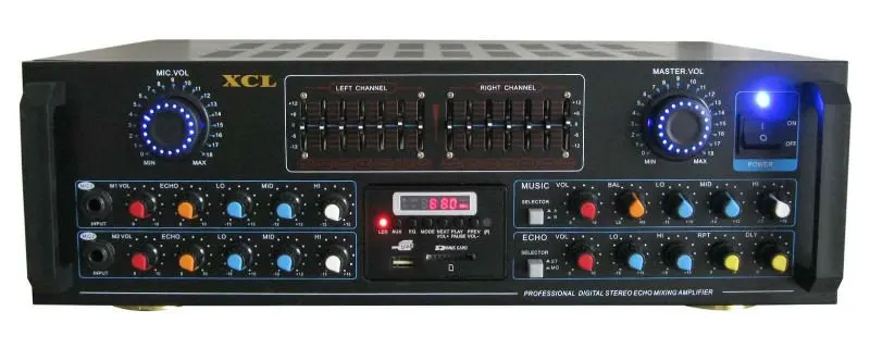 Karaoke Mixing Amplifier With Usb/sd/fm/eq - Buy Karaoke Mixing