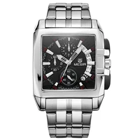 

MEGIR 2018 Original Luxury Men Watch Stainless Steel Date Mens Quartz Watches Business Big Dial Wrist Watch