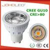 CRI 80 6w 7w 9w led gu10 cree dimmable 5 w led bulb gu10 3 yrs warranty