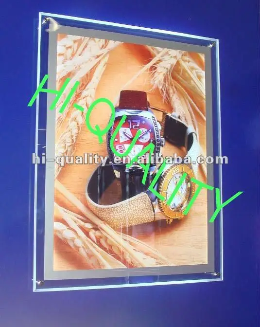 Acrylic Picture Frame With Screws,Wall Mounted Acrylic Photo Frame