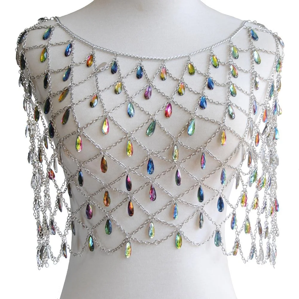 

B14281A sexy women laser dance bandage waist body chain, Picture