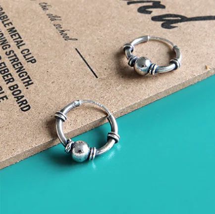 925 sterling silver hoop earring