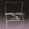 Clear Acrylic Ballot Box Acrylic Suggestion Box Acrylic Donation Box With Lock And Card Holder
