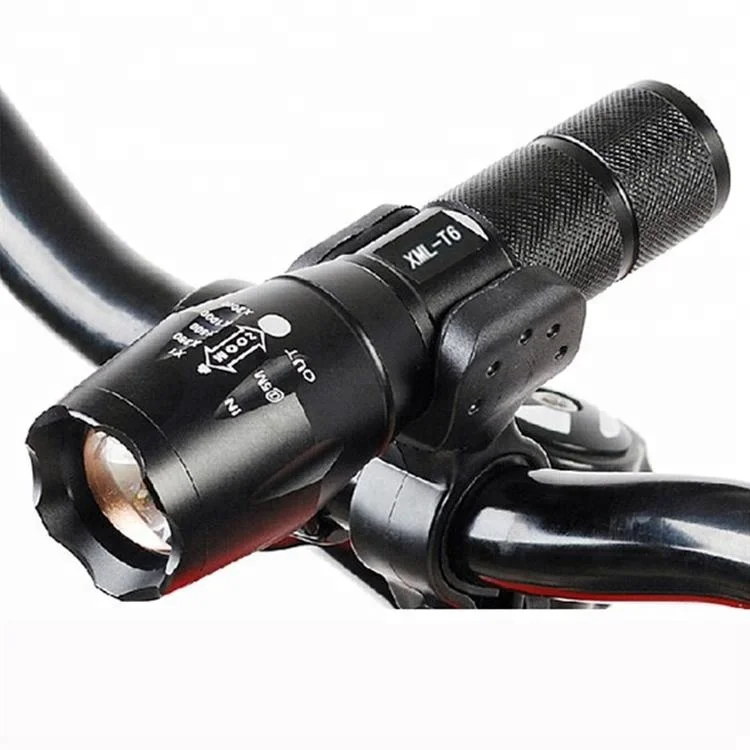 

Cycling LED Bike Flashlight Aluminum Alloy Zoom Bicycle Front Light, N/a