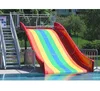 Fiberglass water park equipment family wide pool slide for kids and adults.