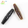Wooden Toggle,Leather Toggle Button,Black Leather Buttons