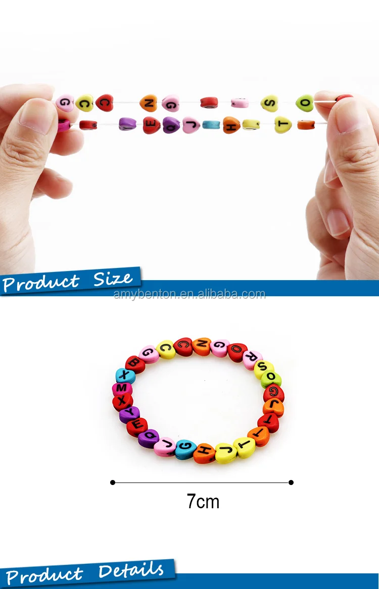 Most Popular Girls Toy Letter Bracelet Small Gift And Toy For Sale
