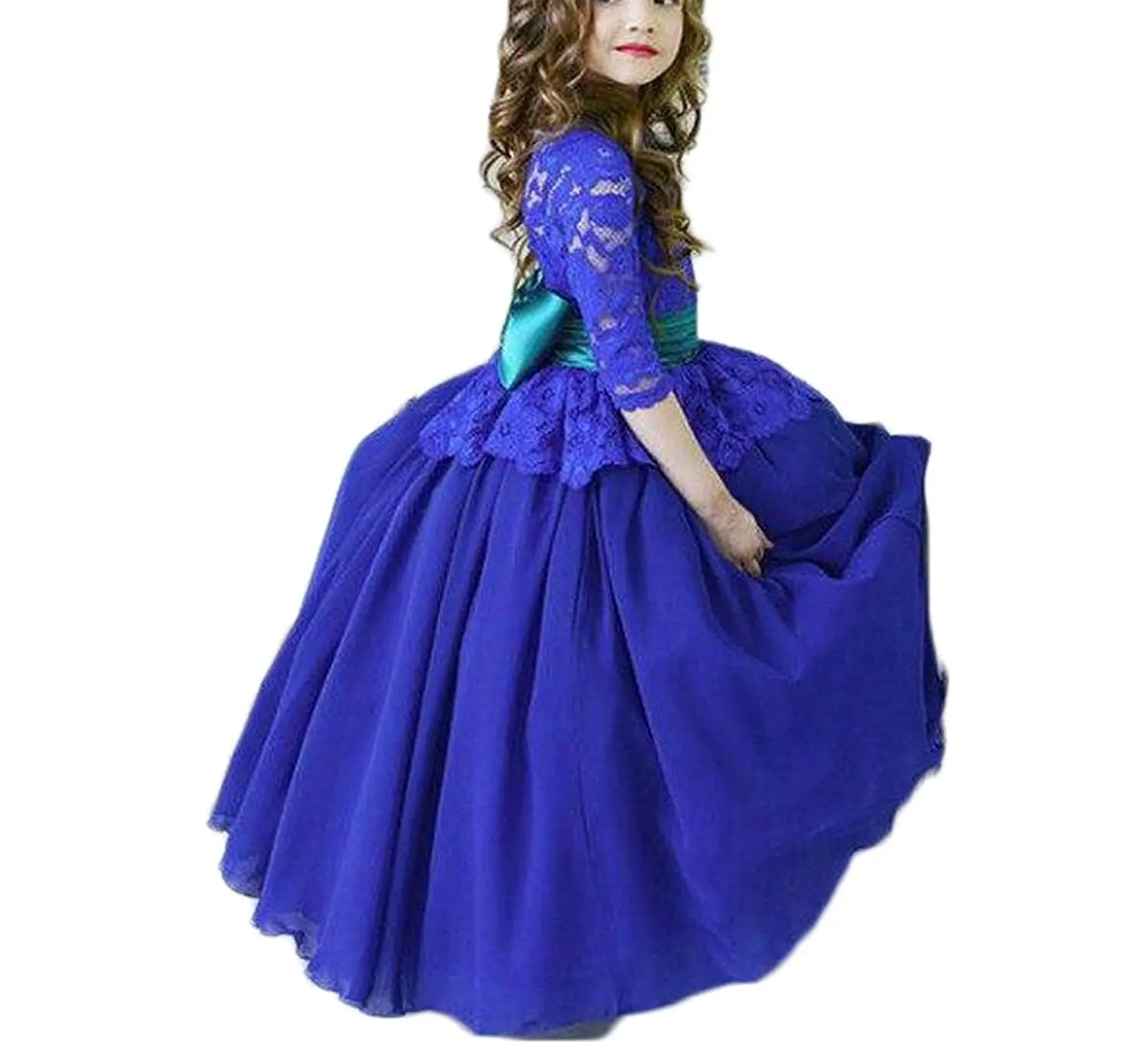 royal blue dresses for little girls