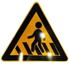 H&D Student Driver Safety Warning Triangle Traffic Sign Plate Metal Reflective Sign
