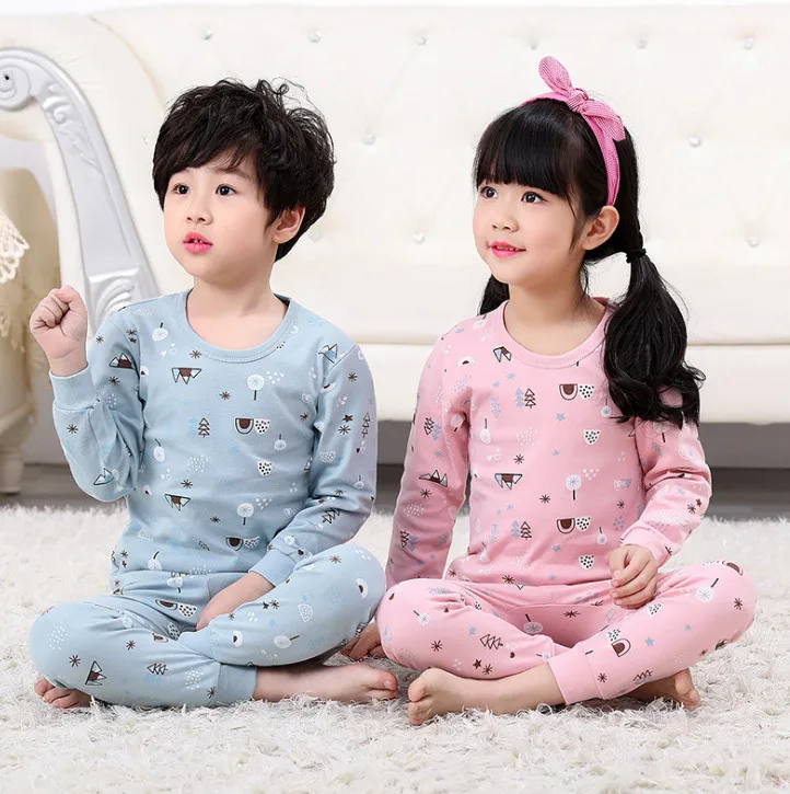 

Kids Pajama Sets 100% Cotton Children Sleepwear Wholesale pajamas, Cusotomized
