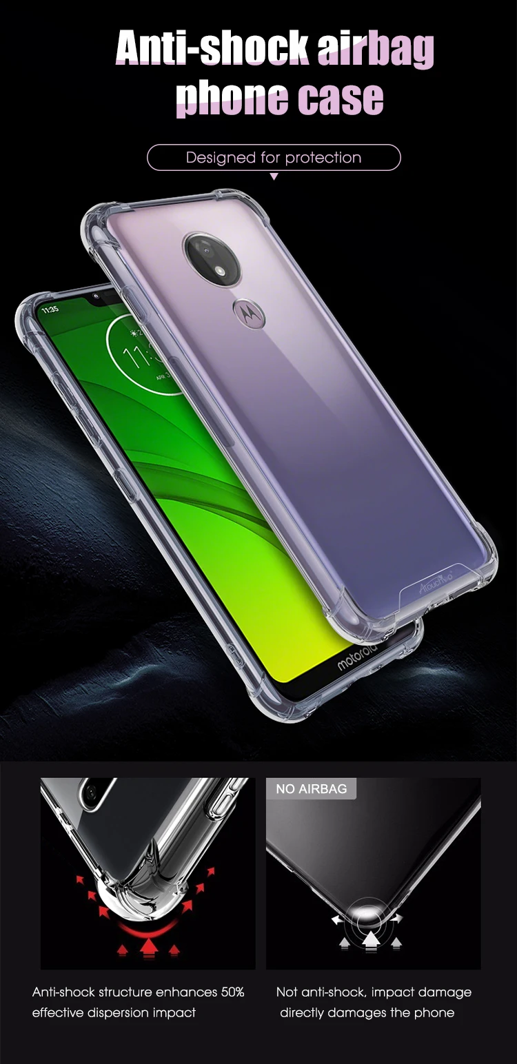 For Moto G7 Power case clear back cover for Moto G7 Play G7 Plus G7 Power phone case