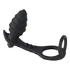 hot 100% silicone prostate massager G-spot anal plug for man, adult sex toy vibrator anal plug prostate toys