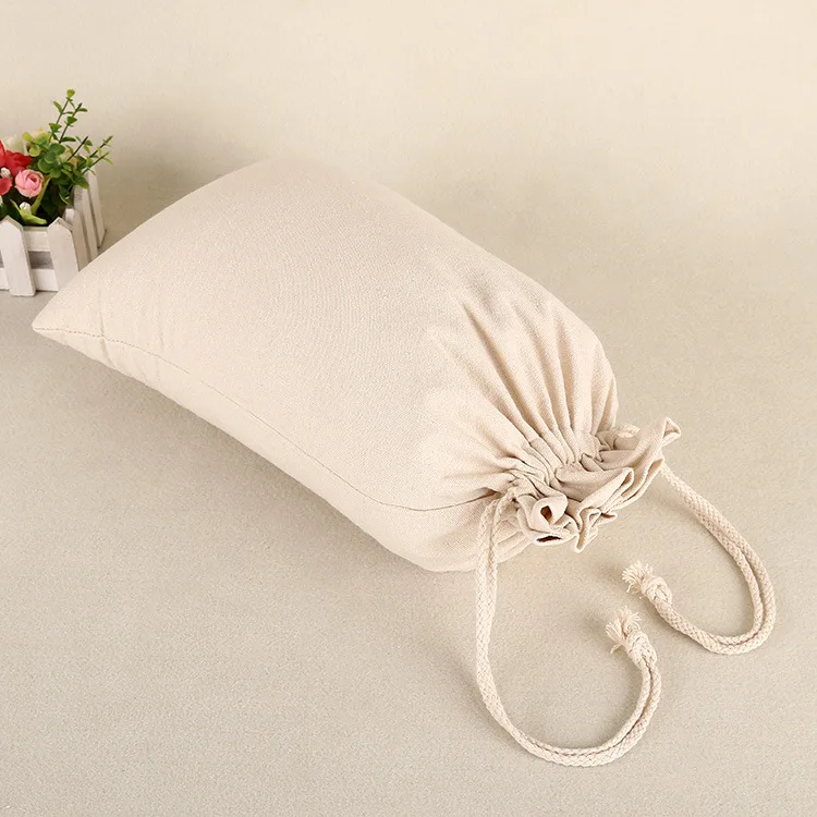 
Jewelry Gift Drawstring Bags Wedding mini cotton muslin drawstring pouch 
